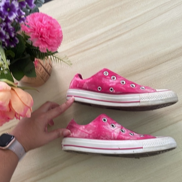 Rare Low top converse pink tie dye sneakers - Picture 3 of 8
